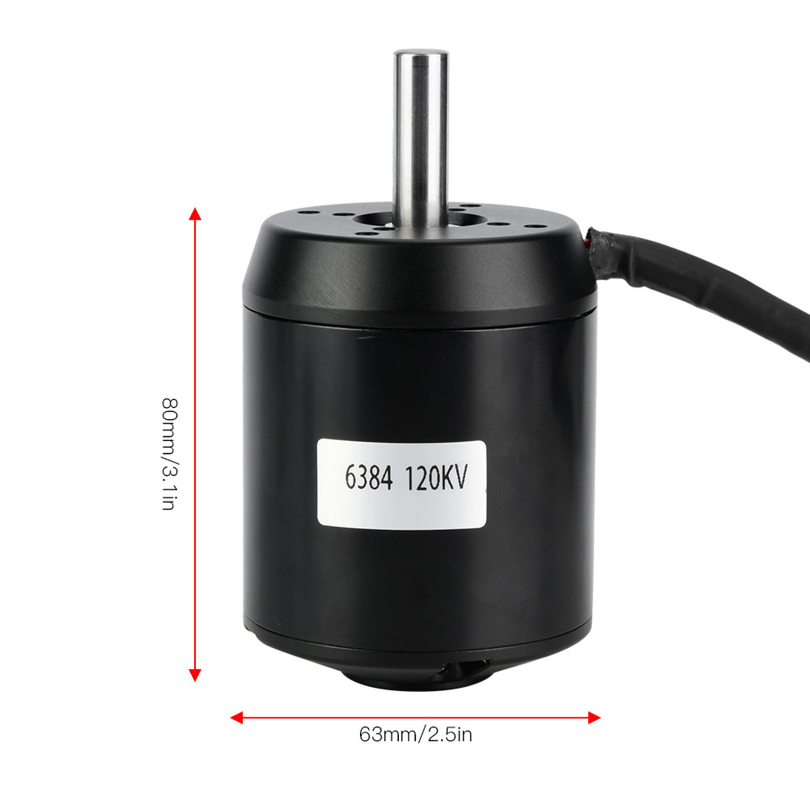 6384 120KV BLDC Outrunner Moto - 6384 Brushless Motor Sensored avaliação e preço
